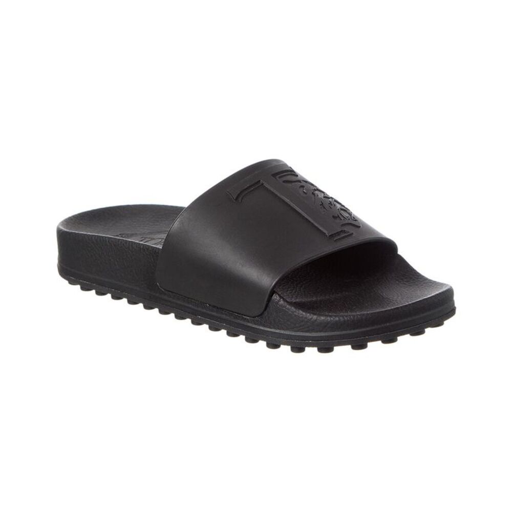 Tods Gomma Rubber Slide, Black